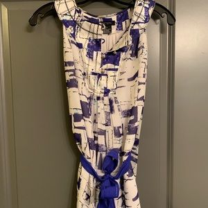 Etcetera sleeveless blouse with tie